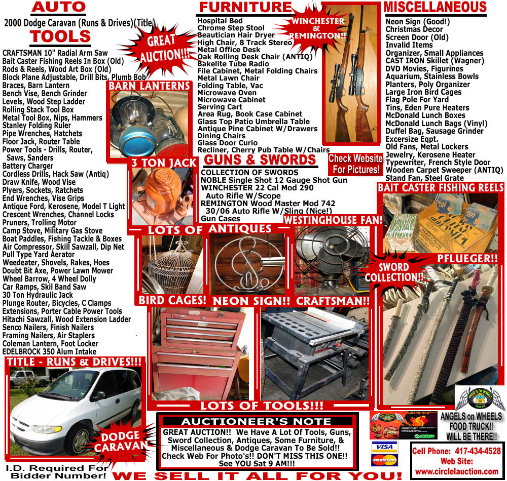 ESTATE AUCTION IN JOPLIN, MO